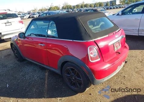 2013 Mini Convertible Cooper from USA, damaged, VIN WMWZN3C55DT568277